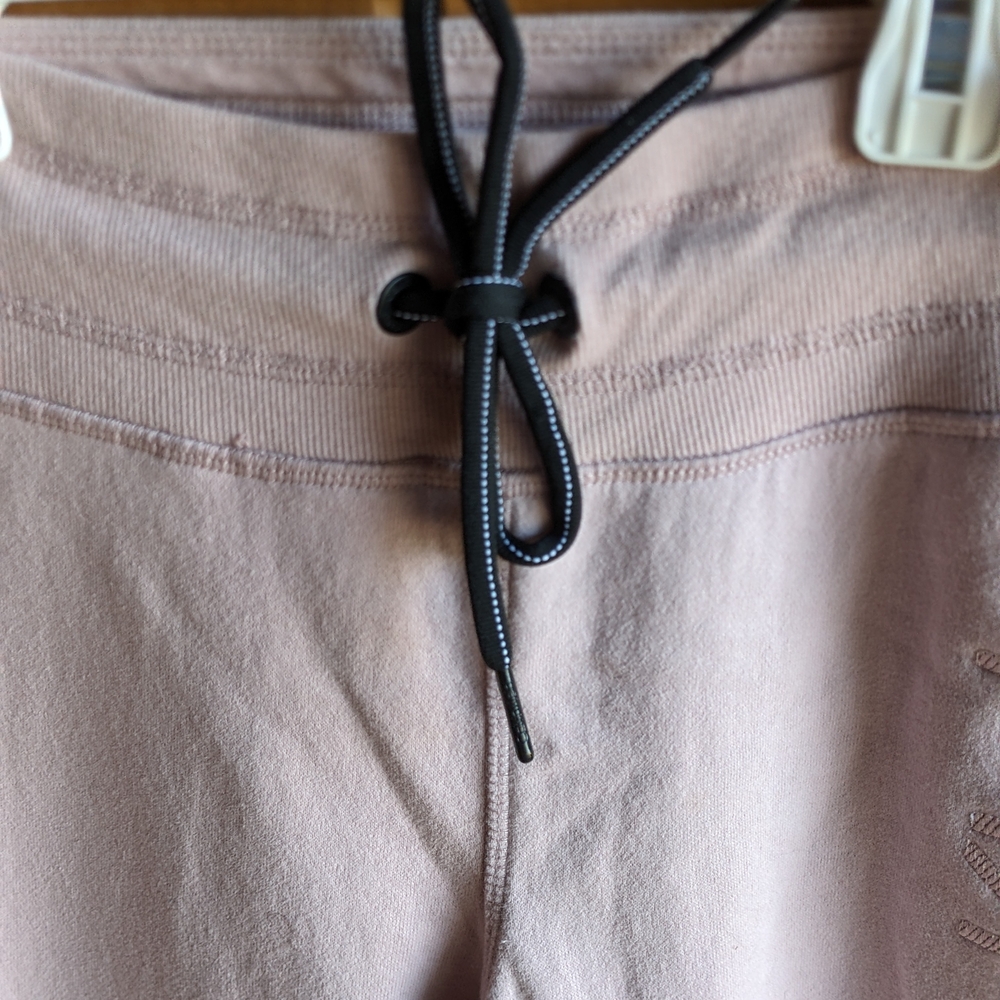 Calvin Klein Performance French Terry Joggers, Pale Pink, Size (S) DRAWSTRING - Picture 2 of 7